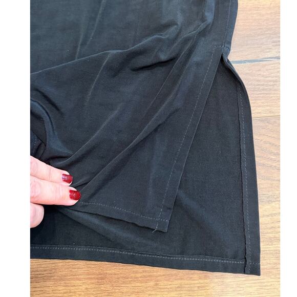 Rag & Bone Sleeveless Leather-Trim Tank Top in Black Size XS - Picture 6 of 11